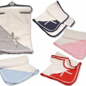 Buy Baby Check Lace Wrap With Bow Online In Uk