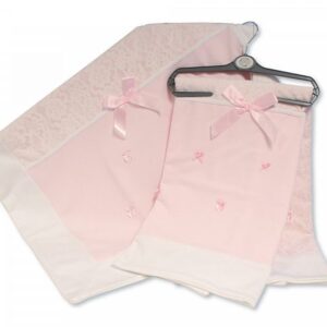 Buy Baby Lace Wrap With Bows Plain Online In Uk
