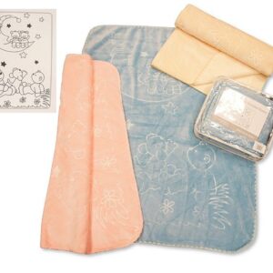 Buy Embossed Baby Cot Blanket In Bag Online In The Uk