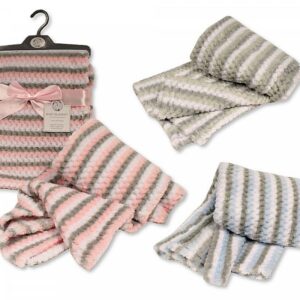 Shop Baby Waffle Wrap With Stripe Print Online In Uk